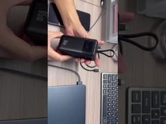 Bộ sạc di động nhỏ gọn 65W với cáp tích hợp