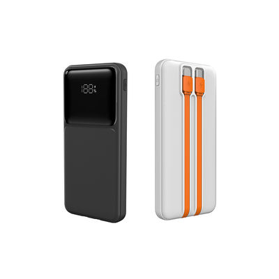 Giá tốt. 10000mah Powerbank với cáp cáp cáp USB trực tuyến