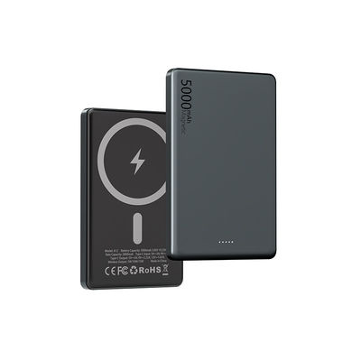 Ultra Slim Powerbank Sạc không dây 5000mAh Với Abs Pc Type C 5V/2.4A