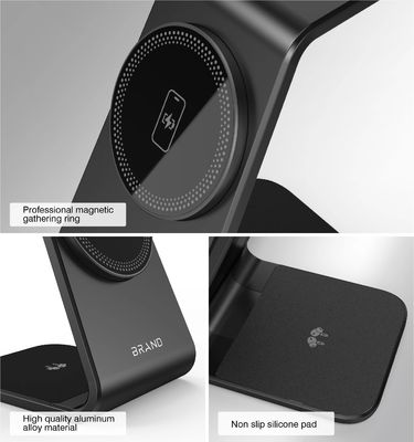 Pawer Bank Powerbank không dây 15W loại C 110-205KHz Tần số sạc 1m Độ dài cáp sạc