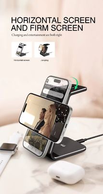 Giá tốt. OEM ODM 3 In 1 Sạc không dây loại C đa màu với 10W Power 5W Watch Output trực tuyến
