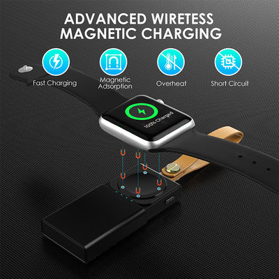 Giá tốt. Black Plastic Mini Power Bank Iwatch Charger Hoàn toàn tương thích với pin lithium ion trực tuyến
