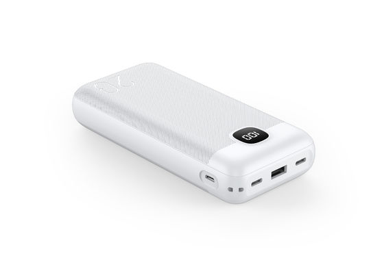 22.5W Sạc Màu xanh Trắng Sạc nhanh Power Bank 10000mAh Dây cầm Micro USB