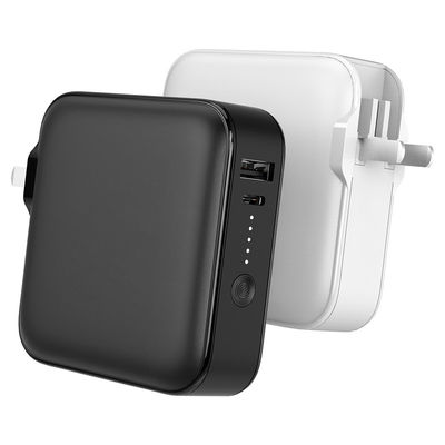 Giá tốt. Wall Plug Powerbank Với PD22.5W Điện áp đầu ra Chỉ báo LED Bảo vệ mạch ngắn trực tuyến