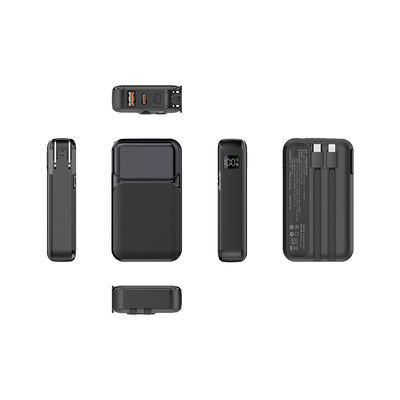 Universal Built In Cable Power Bank 5V/2.4A Lightning Output 22.5W PD USB1