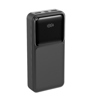 Giá tốt. Đồ cầm tay Cáp điện tích hợp trong ngân hàng điện màu đen 20000mAh loại C Cáp điện ngân hàng trực tuyến