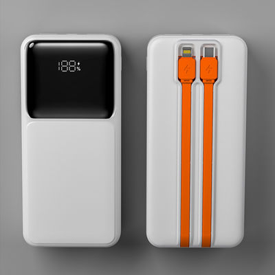 Giá tốt. OEM / ODM Cài đặt cáp điện Mini Power Bank với cáp cáp trực tuyến