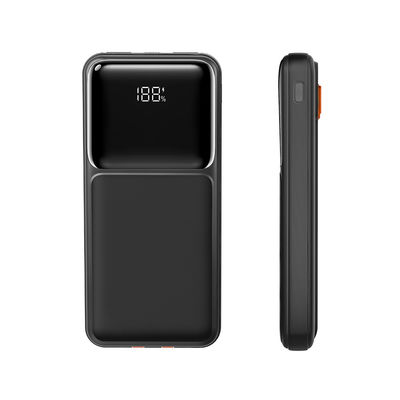 Giá tốt. 10000mAh sạc nhanh Ngân hàng điện di động di động với cáp tích hợp trực tuyến