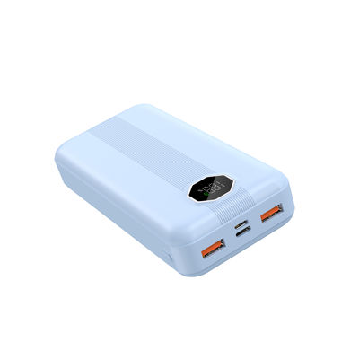 Giá tốt. Màu xanh Trắng 10000mAh PD Power Bank Bộ sạc tương thích với 20W 22,5W trực tuyến