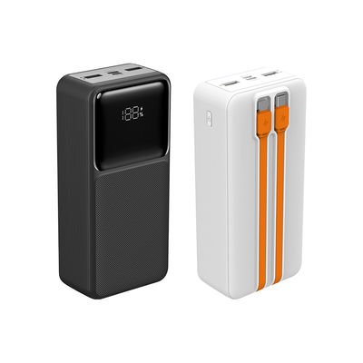 Giá tốt. Sạc nhanh Được xây dựng trong Cable Power Bank 30000mAh Tương thích phổ quát trực tuyến